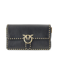PINKO Pinko Women 'Love One Slouchy' Leather Bag With Studs