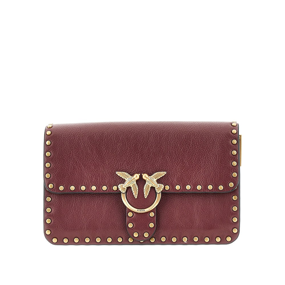 Pinko Women Small 'Love One Slouchy' Bag With Studs