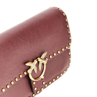Pinko Women Small 'Love One Slouchy' Bag With Studs
