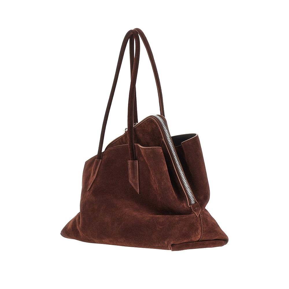 THE ATTICO The Attico Women Suede Leather Medium 'La Passeggiata' Bag