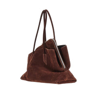 THE ATTICO The Attico Women Suede Leather Medium 'La Passeggiata' Bag