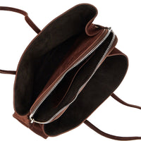THE ATTICO The Attico Women Suede Leather Medium 'La Passeggiata' Bag
