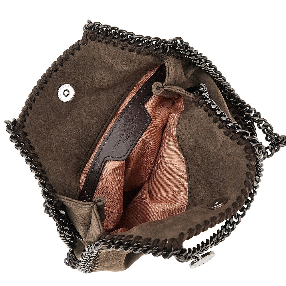 Stella Mccartney Women Alter Suede Tiny Falabella Bag