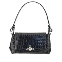 Vivienne Westwood Women Croco-Embossed Leather Medium 'Hazel' Bag