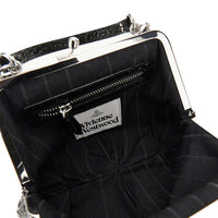 Vivienne Westwood Women Croco-Print Leather 'Granny Frame' Mini Bag