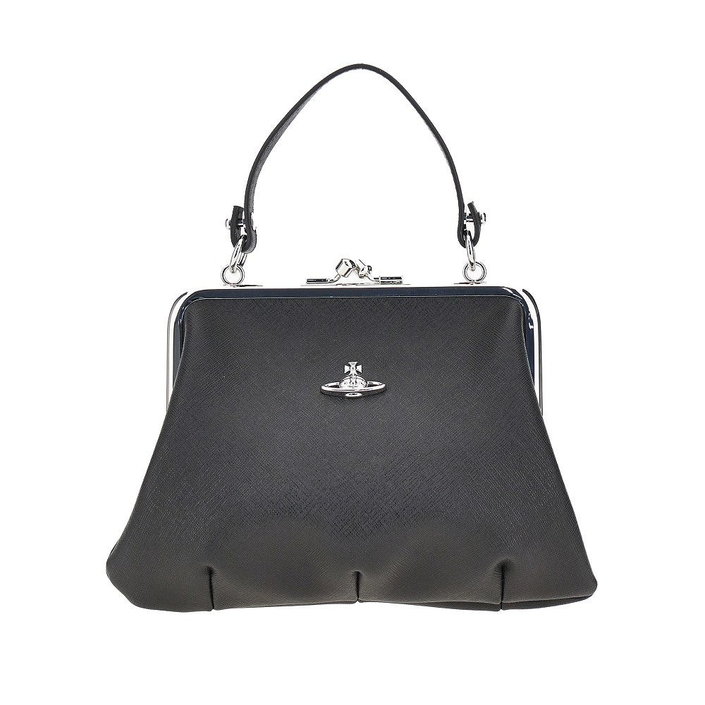 Vivienne Westwood Women 'Granny Frame' Faux Saffiano Leather Bag