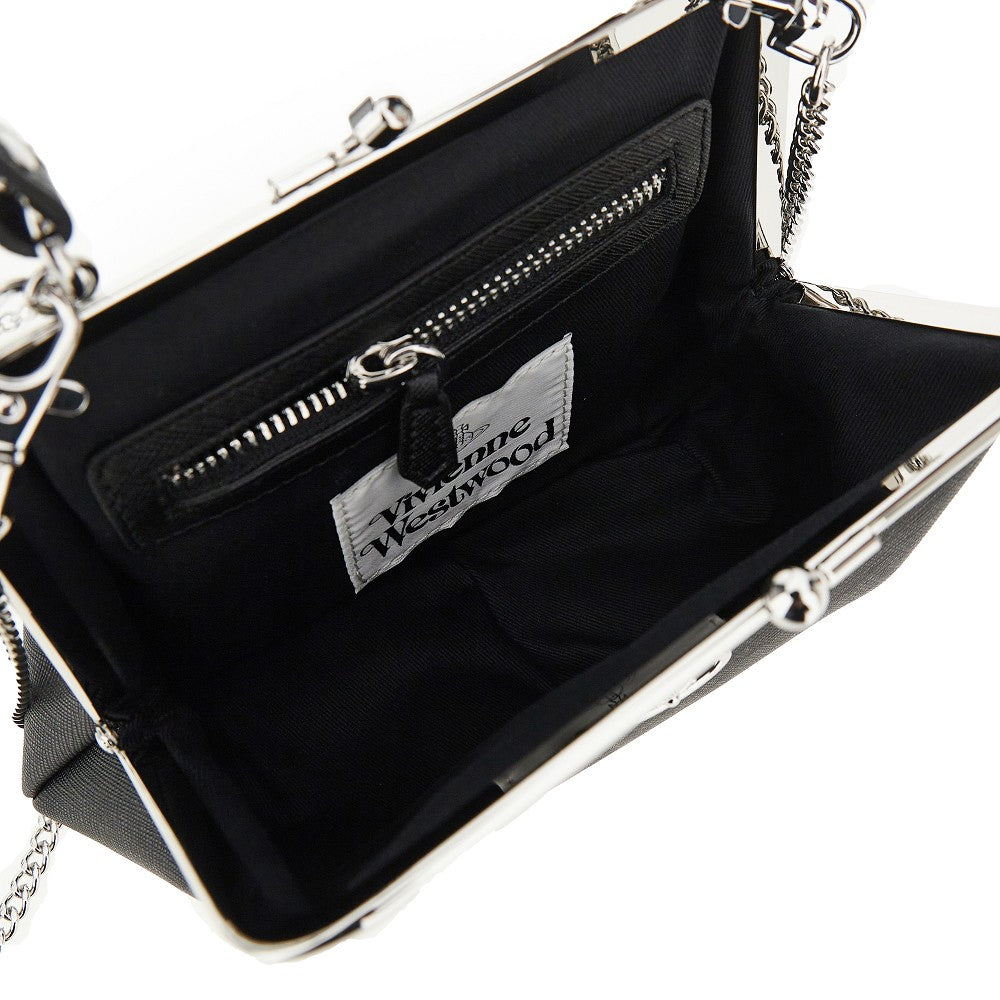 Vivienne Westwood Women 'Granny Frame' Faux Saffiano Leather Bag