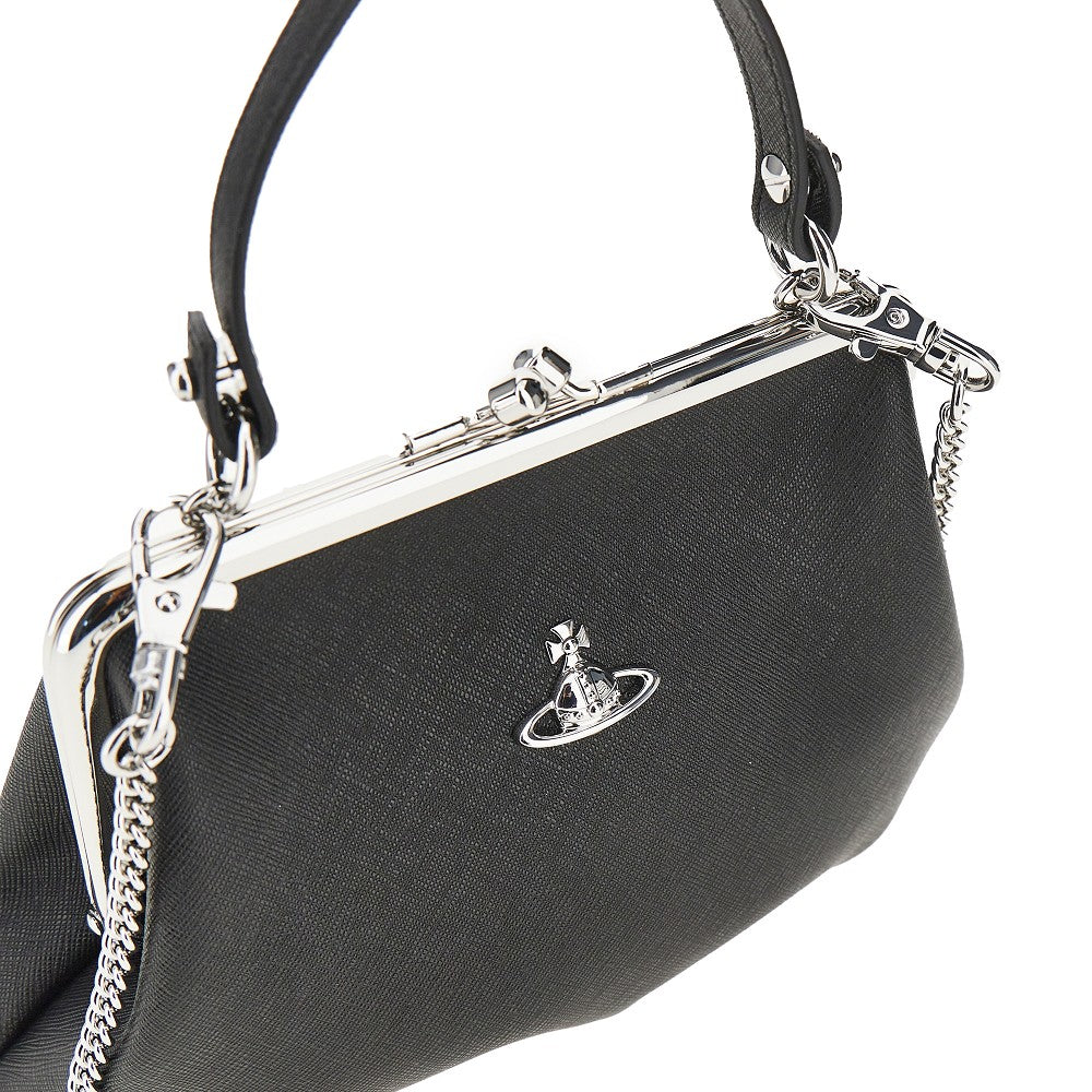 Vivienne Westwood Women 'Granny Frame' Faux Saffiano Leather Bag