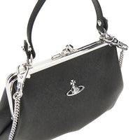 Vivienne Westwood Women 'Granny Frame' Faux Saffiano Leather Bag