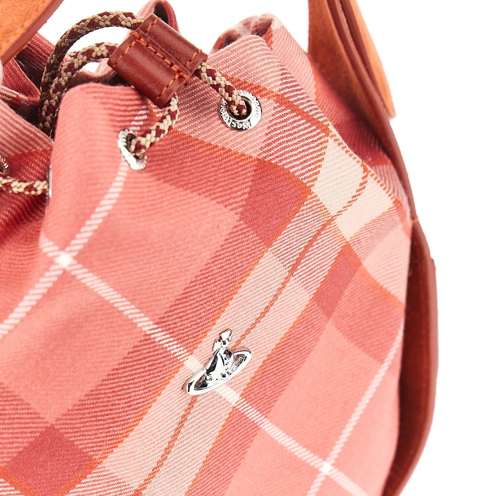 Vivienne Westwood Women 'Stacey' Tartan Wool Bucket Bag