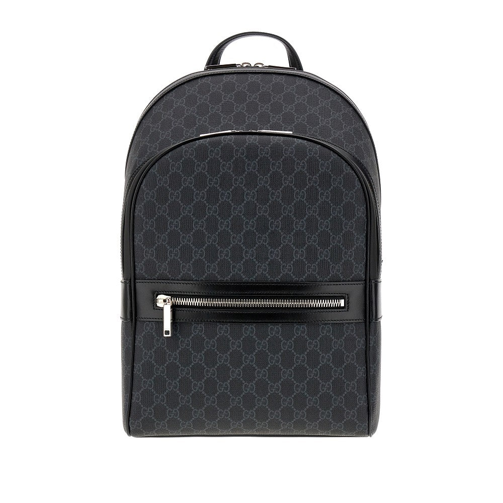 GUCCI Gucci Men Gg Supreme Fabric And Leather Backpack