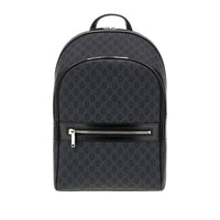 GUCCI Gucci Men Gg Supreme Fabric And Leather Backpack