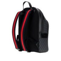 GUCCI Gucci Men Gg Supreme Fabric And Leather Backpack