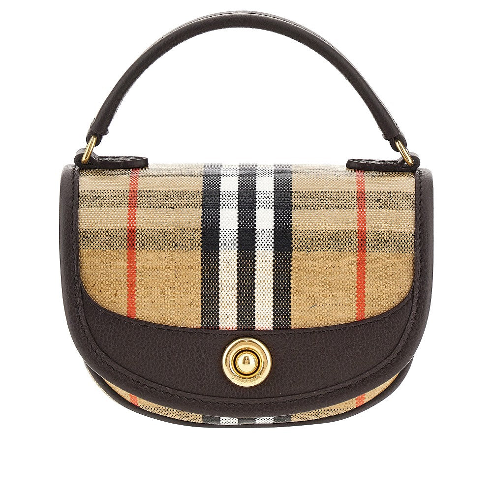 Burberry Women Coated Canvas Mini 'Highlands' Bag