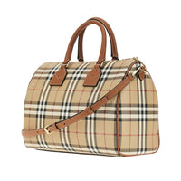 Burberry Women Medium Check Bowling Bag