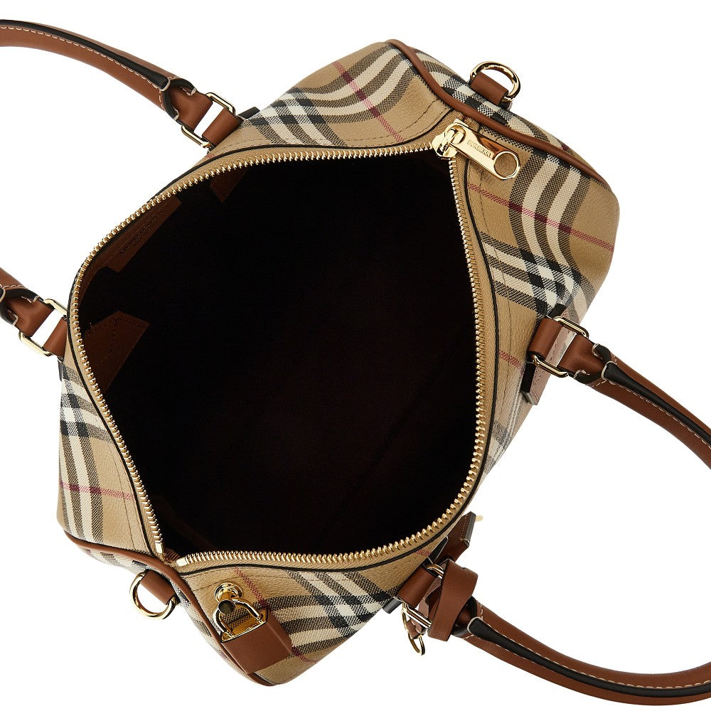 Burberry Women Medium Check Bowling Bag