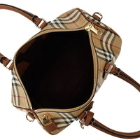 Burberry Women Medium Check Bowling Bag