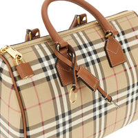 Burberry Women Medium Check Bowling Bag