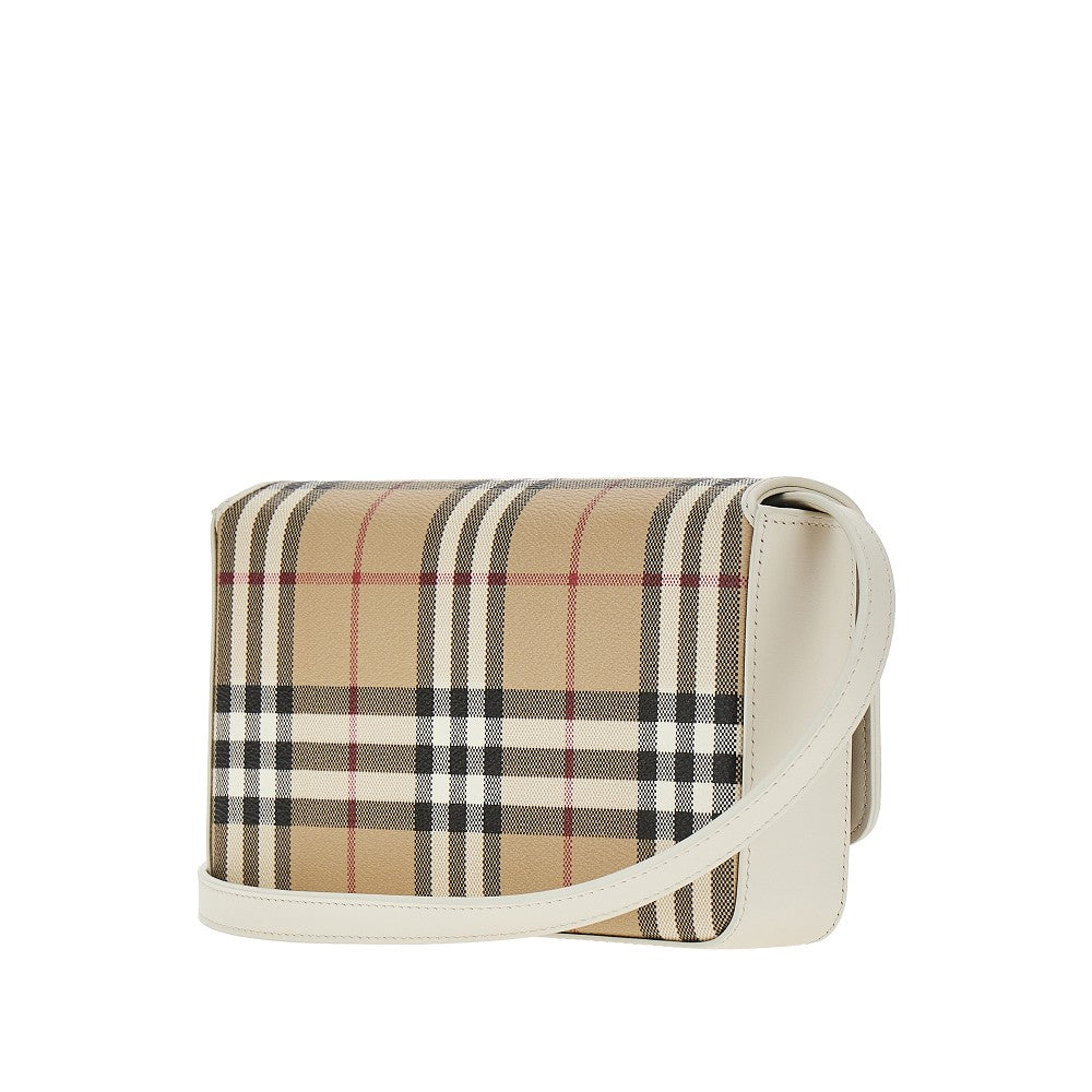 BURBERRY Burberry Women Check Coated Canvas 'Hampshire' Bag