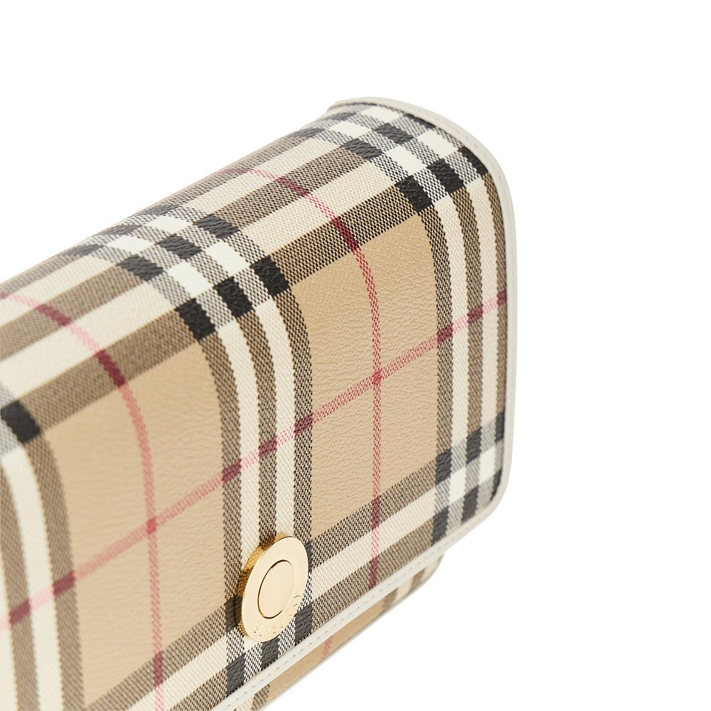 BURBERRY Burberry Women Check Coated Canvas 'Hampshire' Bag