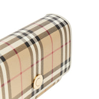 BURBERRY Burberry Women Check Coated Canvas 'Hampshire' Bag
