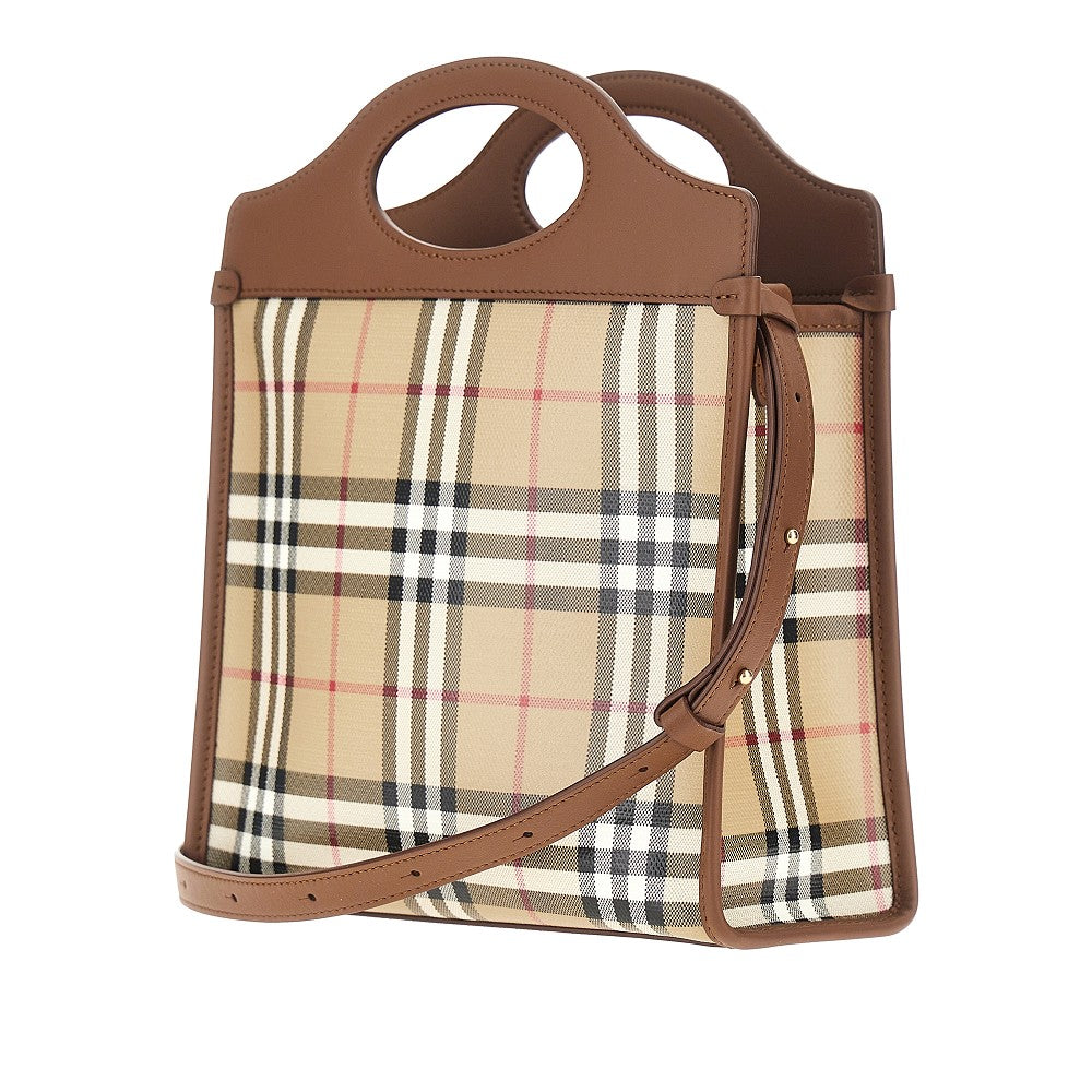 Burberry Women Coated Check Canvas Mini 'Pocket' Bag