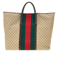 GUCCI Gucci Men Gg Fabric Bag With Web Ribbon