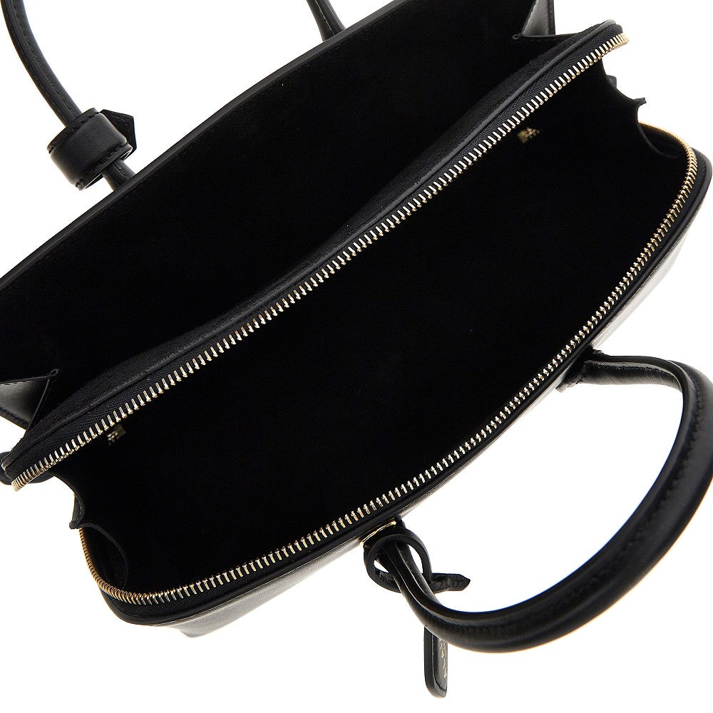 Alaia Women Box Leather Small 'Delta' Bag
