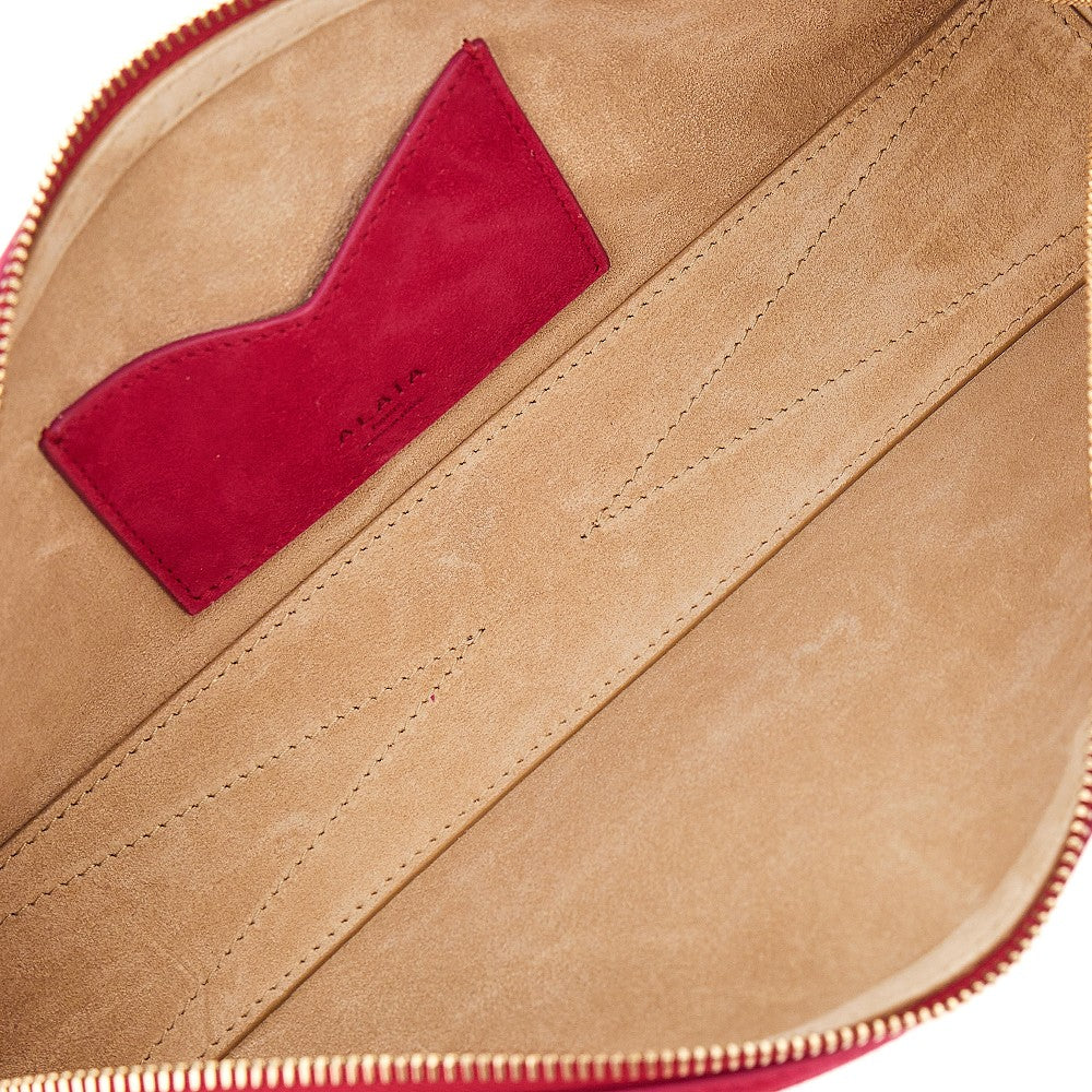 ALAIA Alaia Women Suede Leather 'Le Teckel' Clutch