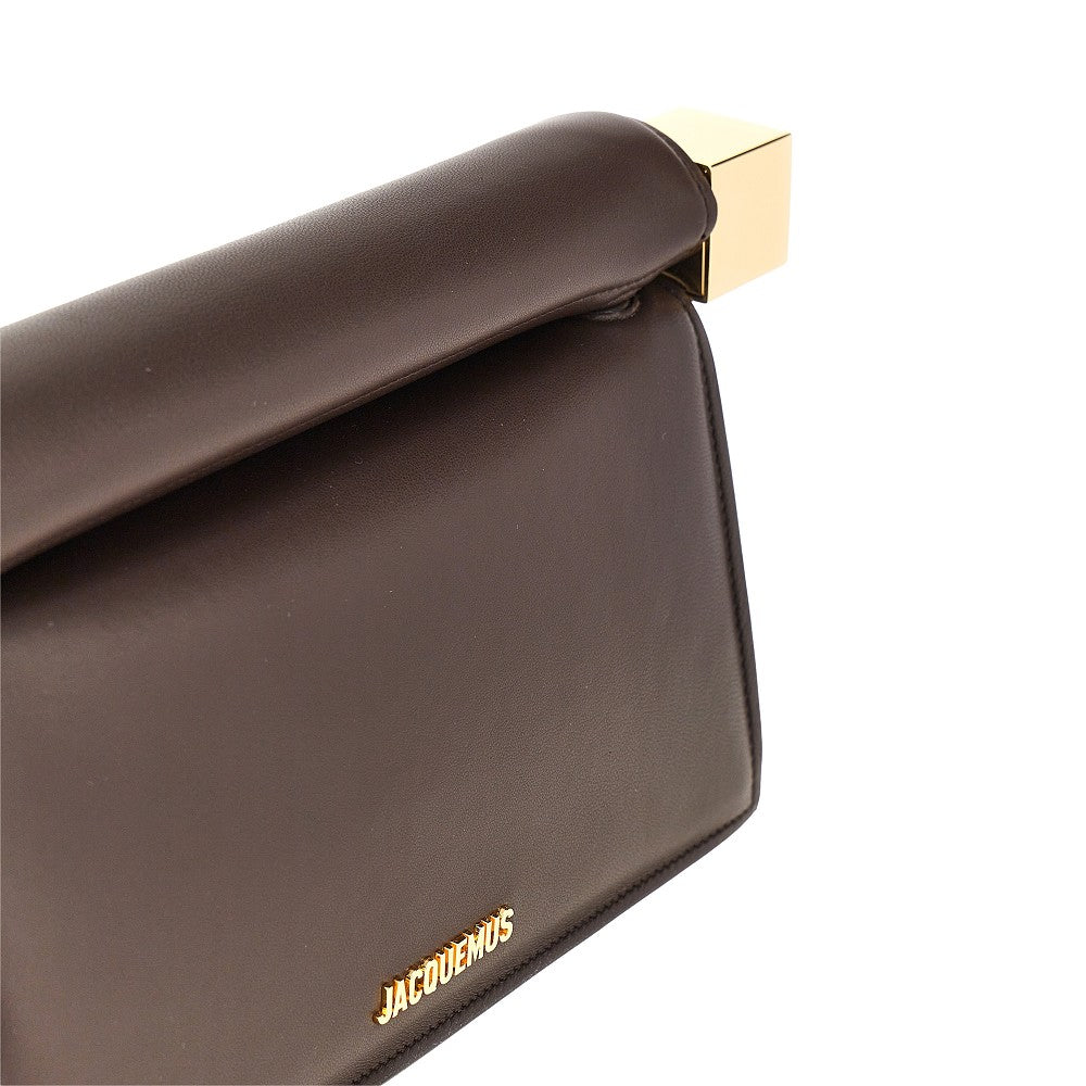 JACQUEMUS Jacquemus Women Nappa Leather 'Rond Carré' Clutch