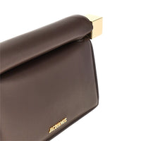 JACQUEMUS Jacquemus Women Nappa Leather 'Rond Carré' Clutch