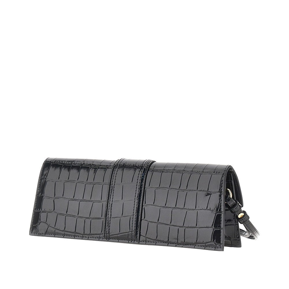 JACQUEMUS Jacquemus Women Croco-Embossed Leather 'Bambino' Clutch