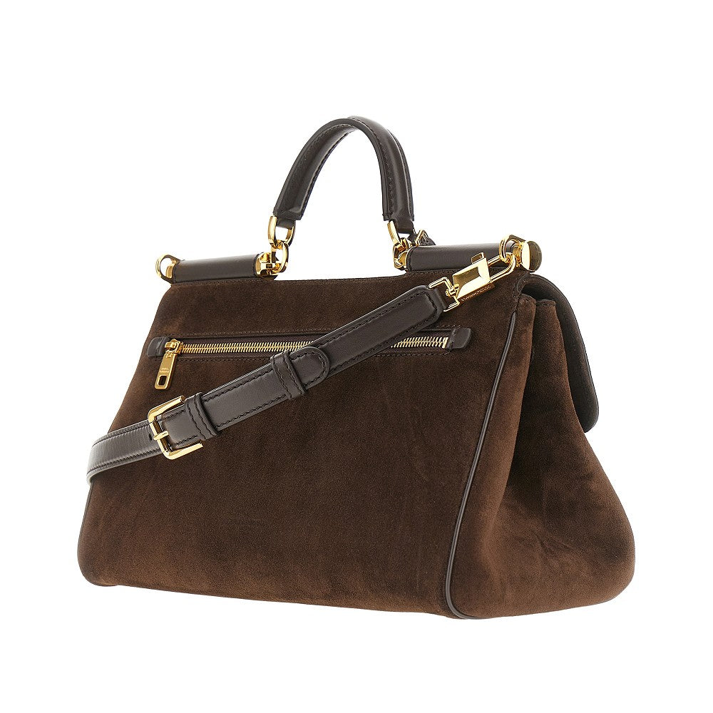 DOLCE&GABBANA Dolce&Gabbana Women Suede Leather 'My Sicily' Handbag