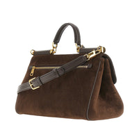 DOLCE&GABBANA Dolce&Gabbana Women Suede Leather 'My Sicily' Handbag
