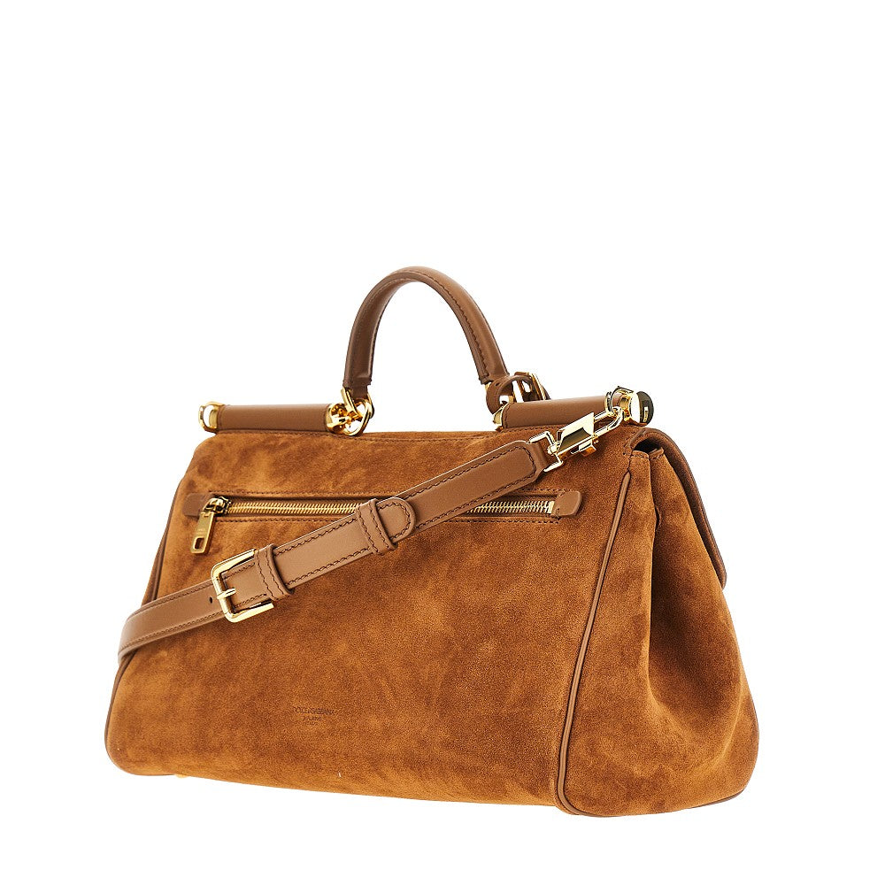 DOLCE&GABBANA Dolce&Gabbana Women Suede Leather 'My Sicily' Handbag