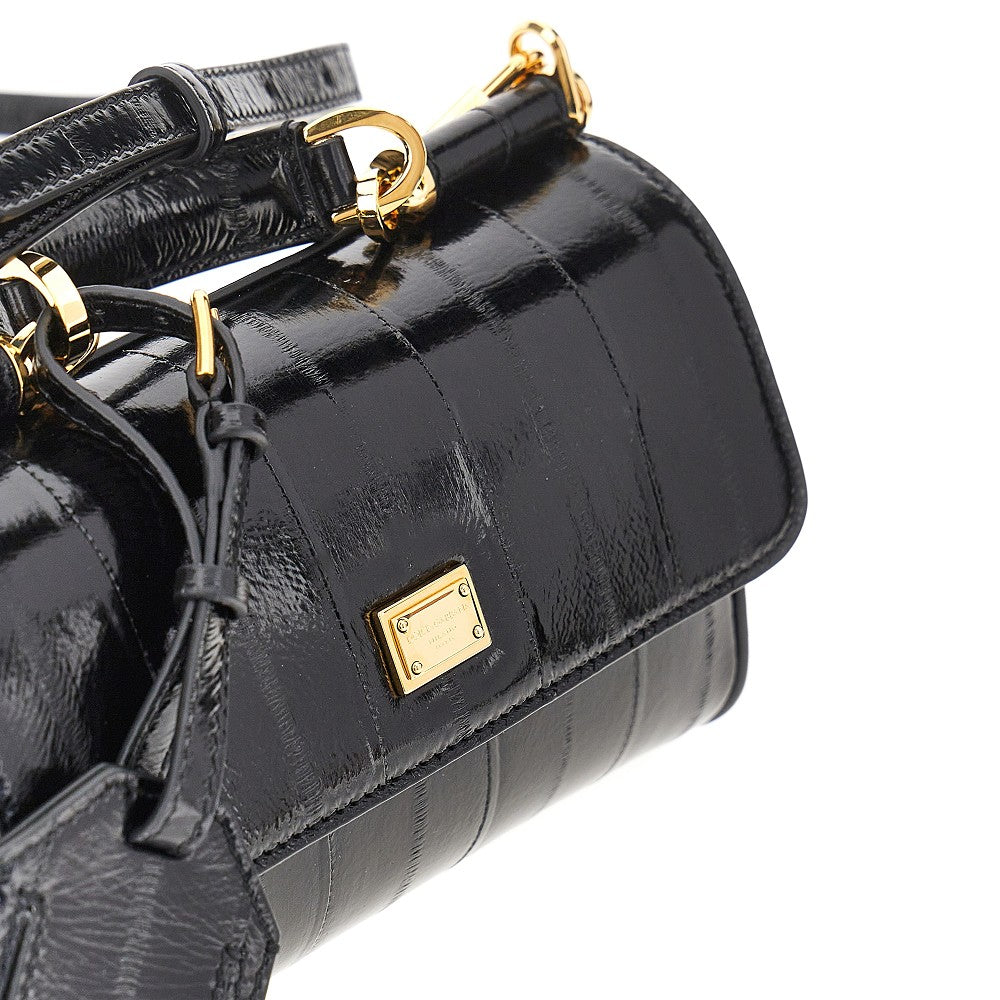 DOLCE&GABBANA Dolce&Gabbana Women Eel Leather Mini 'My Sicily' Bag