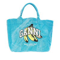 Ganni Women Shopping Bag With Banana Print