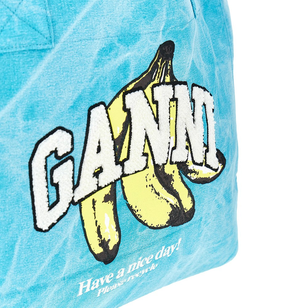 Ganni Women Shopping Bag With Banana Print