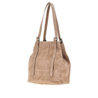 Autentica 504 Women Suede Leather Medium 'Galatea' Bag