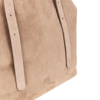 Autentica 504 Women Suede Leather Medium 'Galatea' Bag