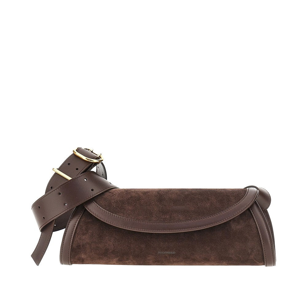 Jil Sander Women Suede Leather Small 'Cannolo' Bag
