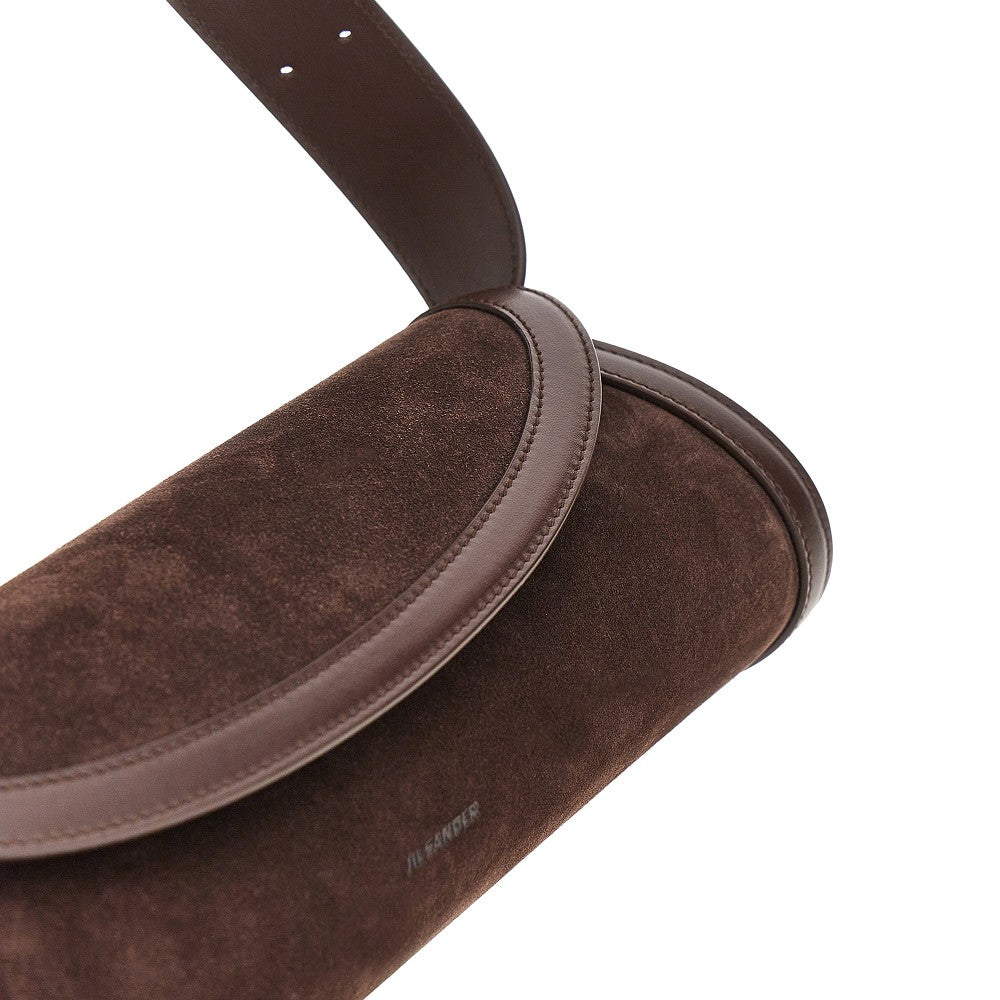 Jil Sander Women Suede Leather Small 'Cannolo' Bag