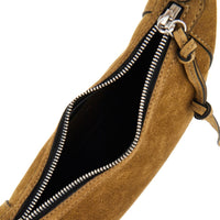 Isabel Marant Women Suede Leather Oskan Moon Bag
