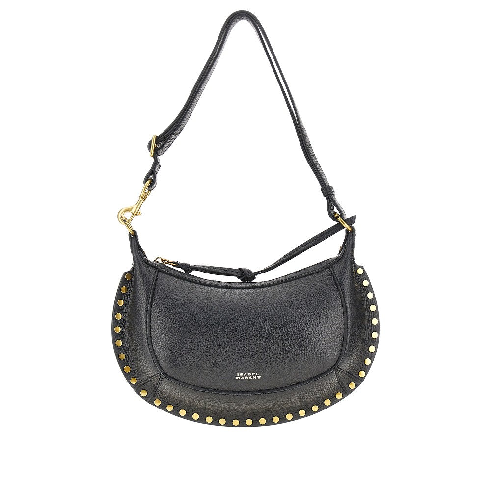 Isabel Marant Women Grained Leather Oskan Moon Bag