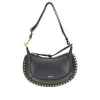 Isabel Marant Women Grained Leather Oskan Moon Bag