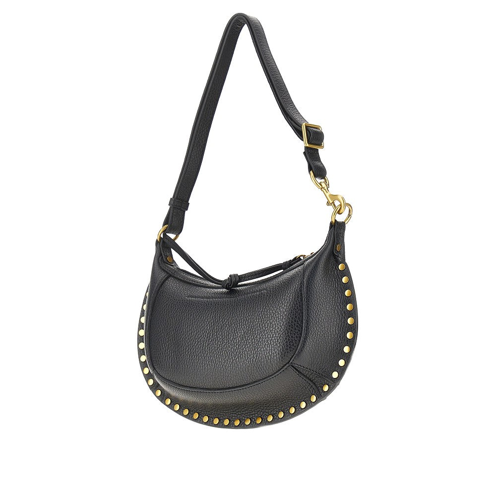 Isabel Marant Women Grained Leather Oskan Moon Bag