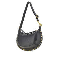Isabel Marant Women Grained Leather Oskan Moon Bag