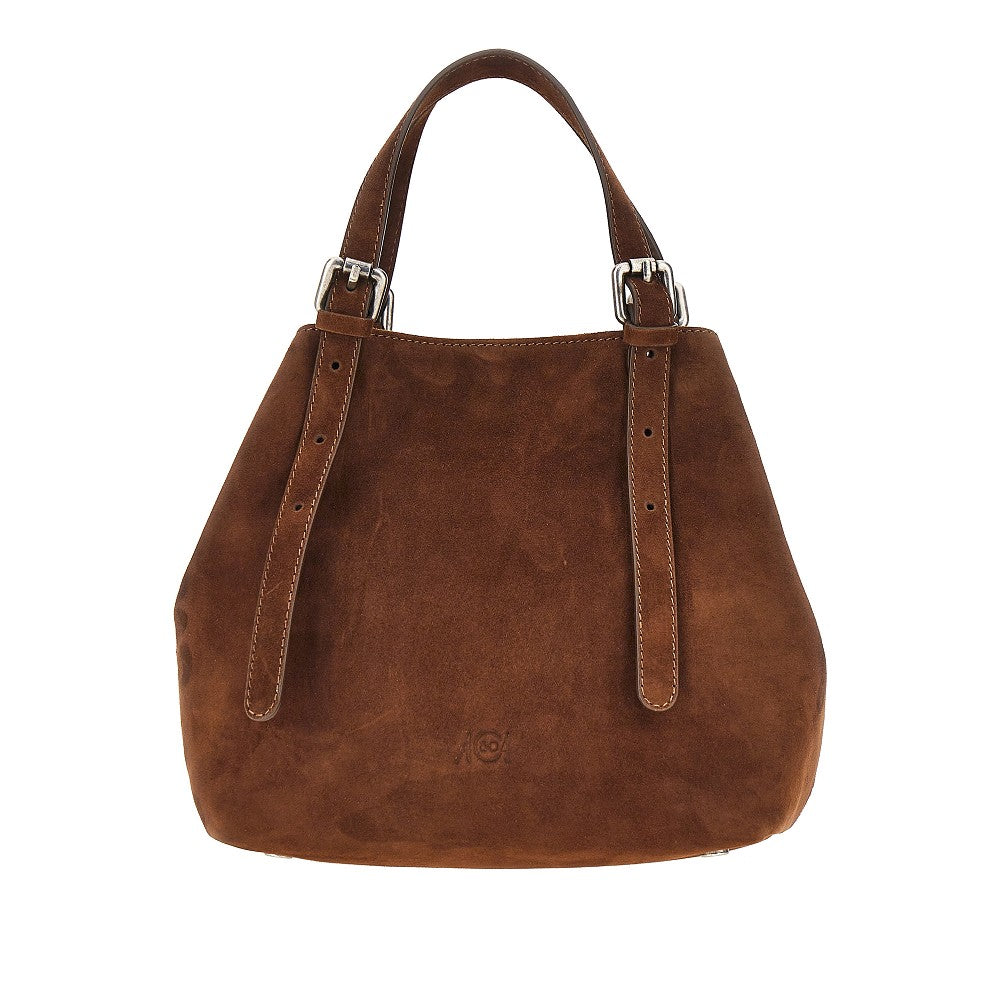 Autentica 504 Women Suede Leather Small 'Galatea' Bag