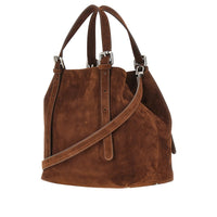 Autentica 504 Women Suede Leather Small 'Galatea' Bag