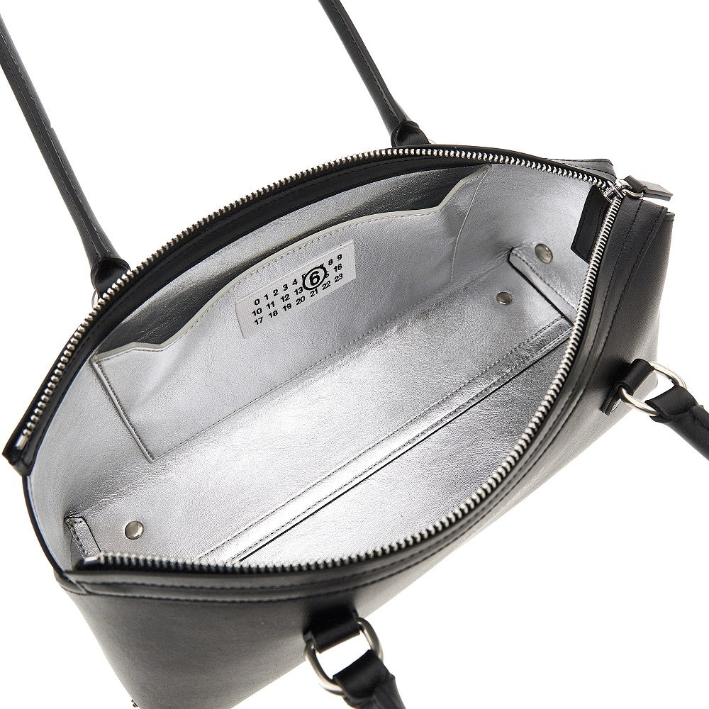 MM6 Mm6 Women Leather Small 'Bauletto' Shoulder Bag